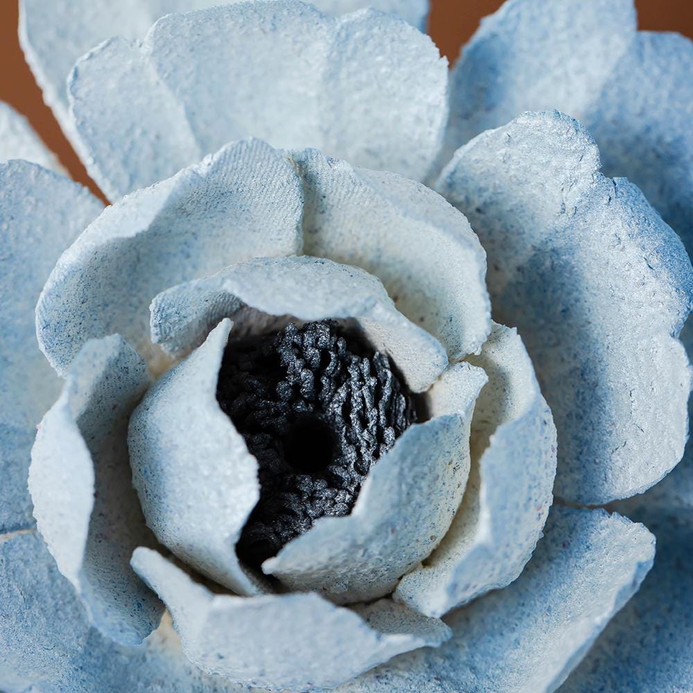 Handmade Blue Lotus Ceramic Incense Holder Flower Zen Decor Aesthetic Zen Decor product photo 8