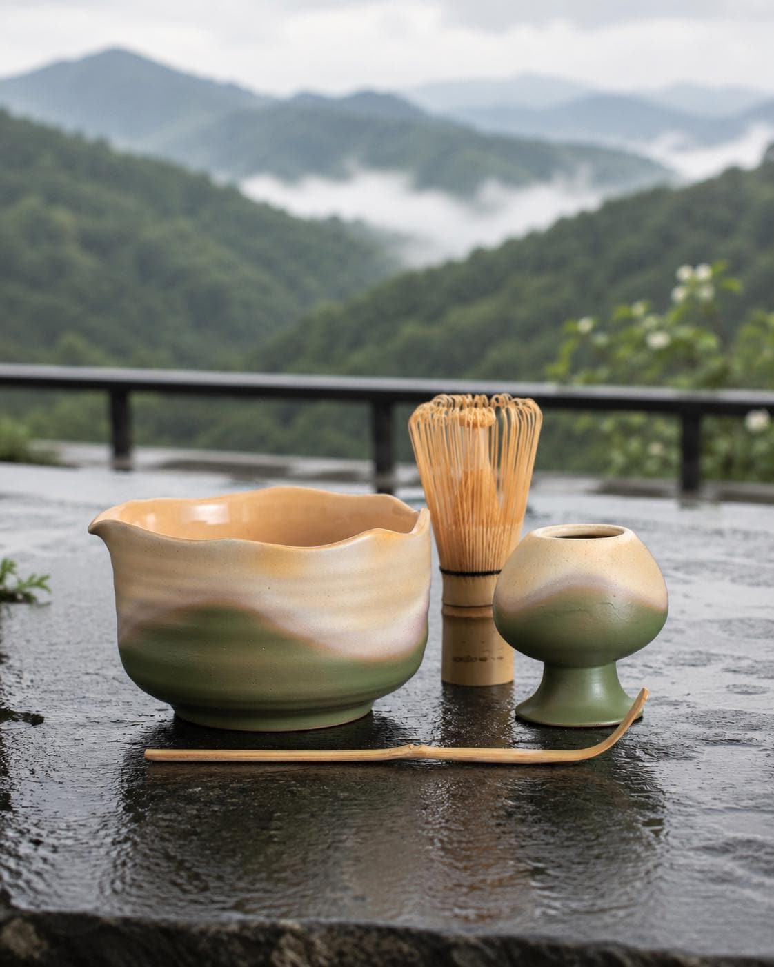 Earthy Matcha Bowl Set product photo 8
