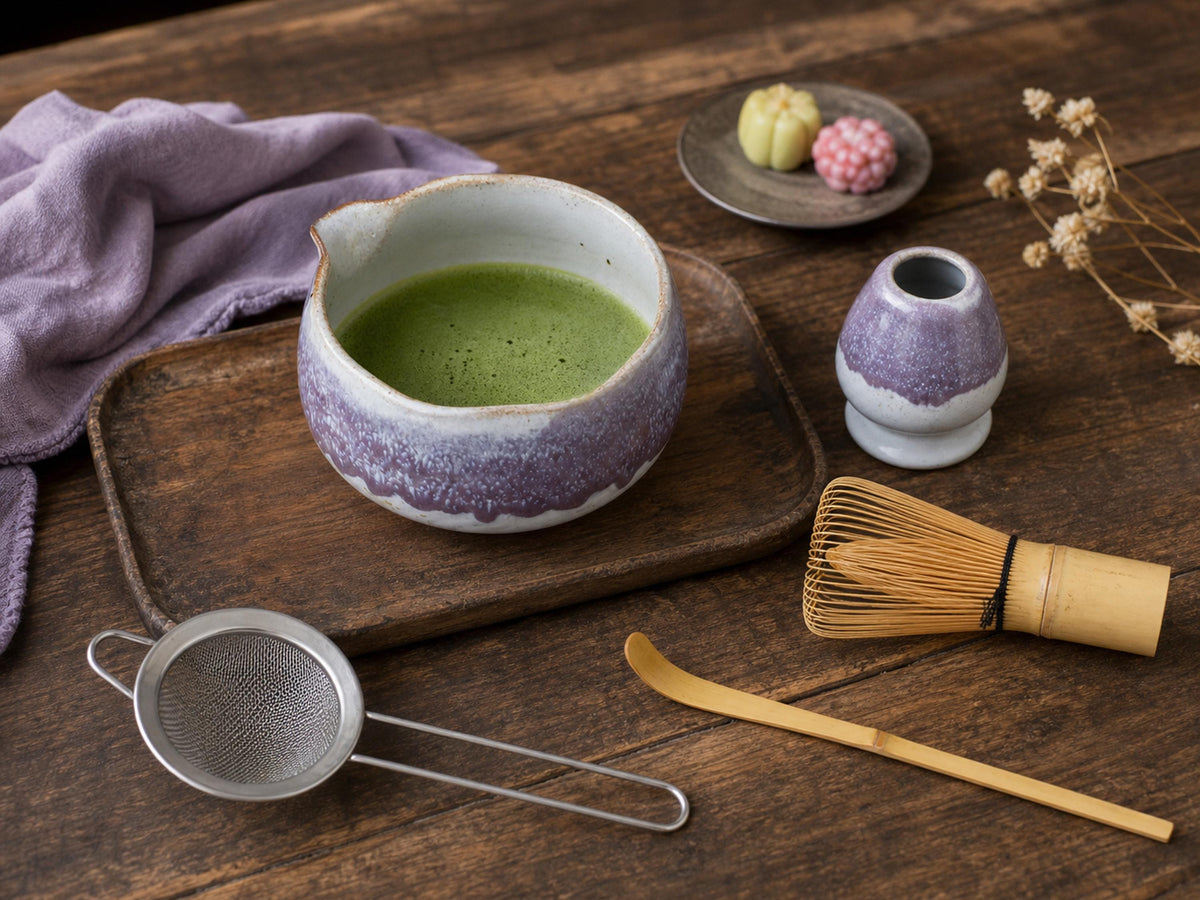 Lavender Matcha Bowl Set product photo 8