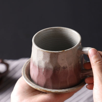 Ceramic Coffee Cup with Small Dish