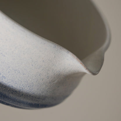 Handmade Ceramic Glacial Sea Matcha Bowl with Chashen Holder, Blue Matcha Gift Set of 4 Gift Ideas