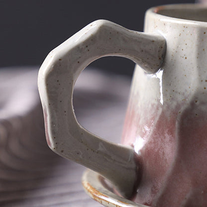 Ceramic Coffee Cup with Small Dish