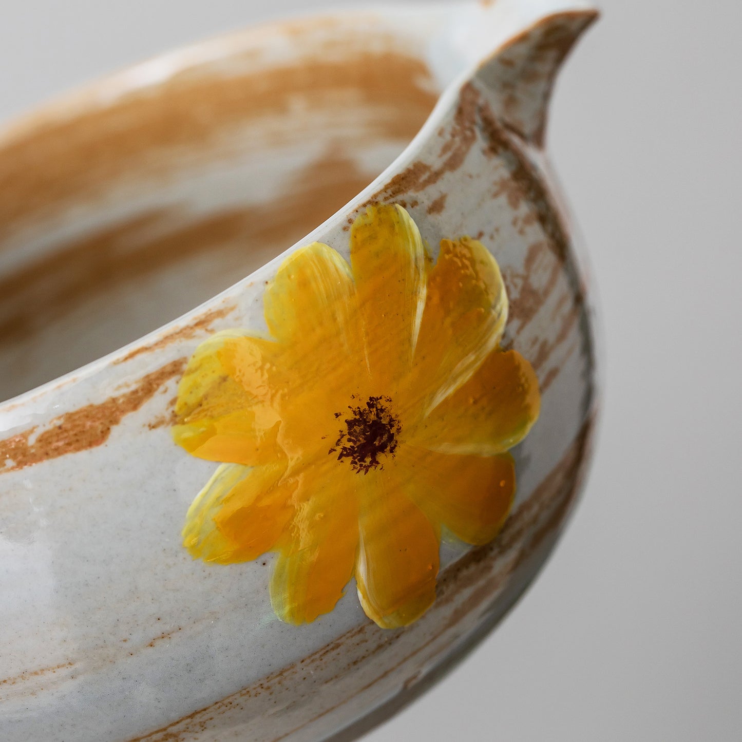 Daisy Ceramic Matcha Set with Bowl and Chasen Holder