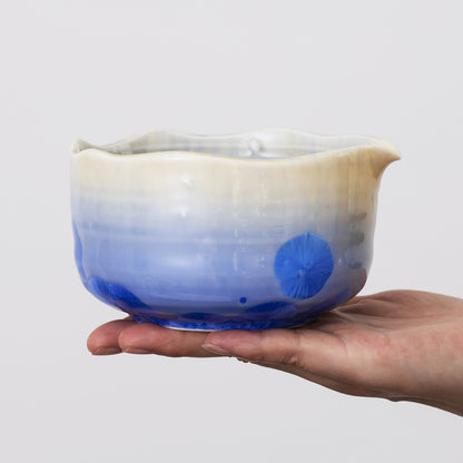 Gradient Glaze Ceramic Matcha Set with Bowl and Chasen Holder