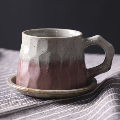 Ceramic Coffee Cup with Small Dish