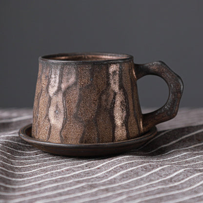 Ceramic Coffee Cup with Small Dish