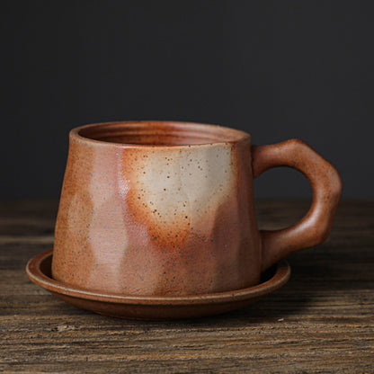 Ceramic Coffee Cup with Small Dish