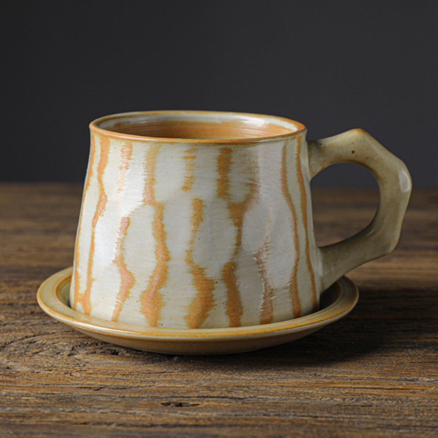 Ceramic Coffee Cup with Small Dish