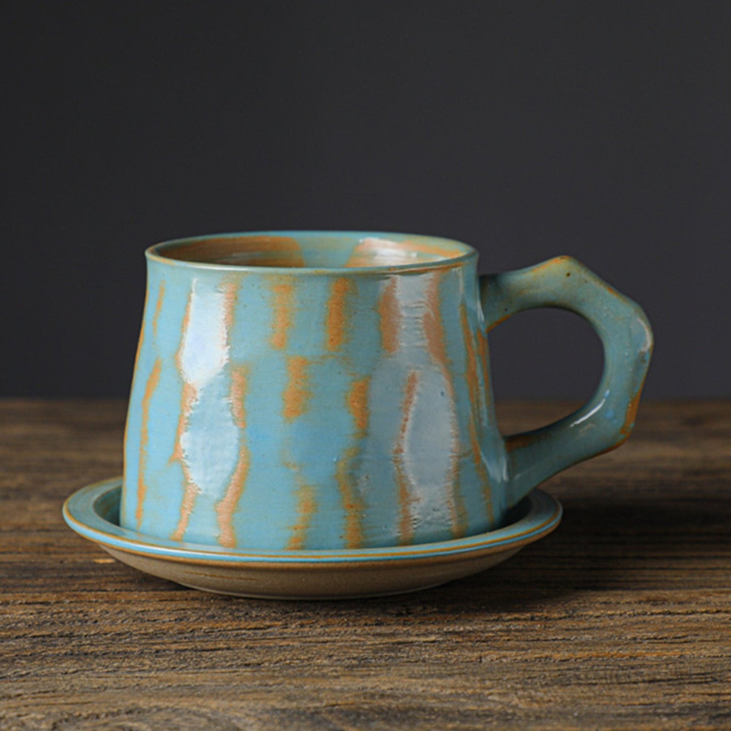 Ceramic Coffee Cup with Small Dish