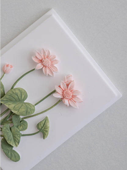 Handmade Plaster Flower Plaques product photo 5