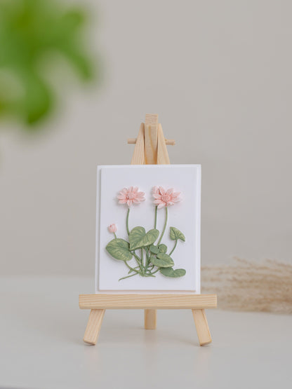 Handmade Plaster Flower Plaques product photo 3