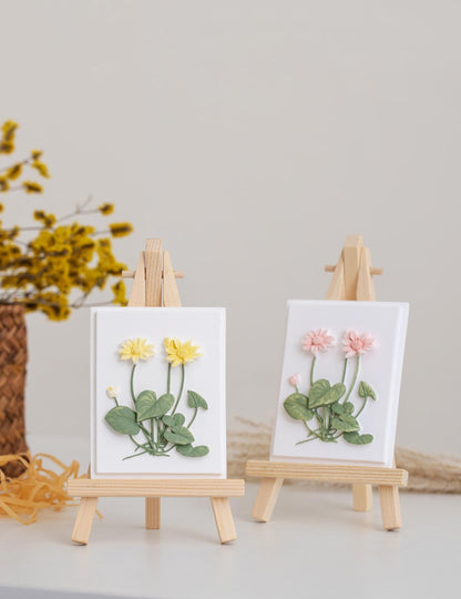 Handmade Plaster Flower Plaques product photo 1