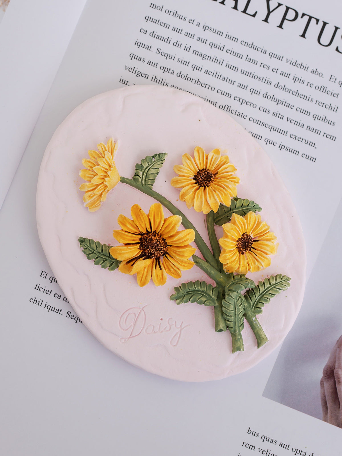 3d Plaster Flower Jacaranda product photo 3