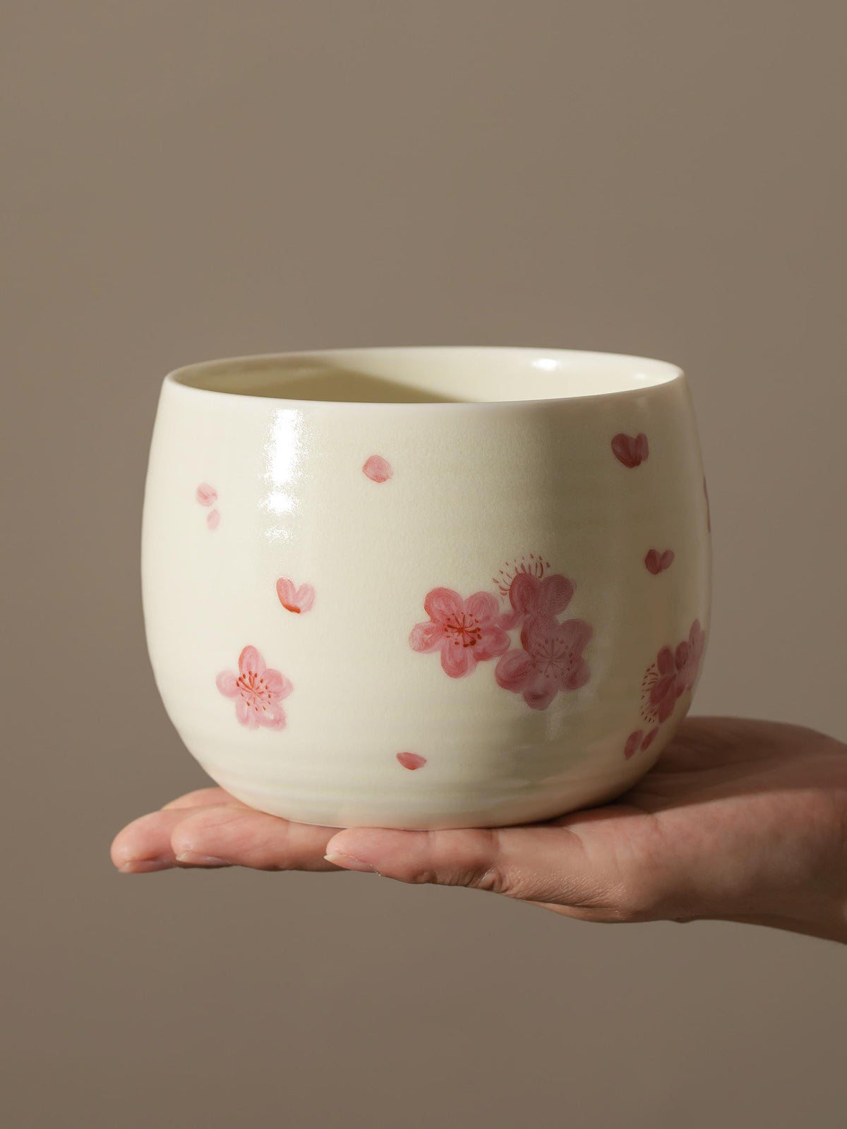 Hand Painted Sakura Matcha Bowl Set product photo 6