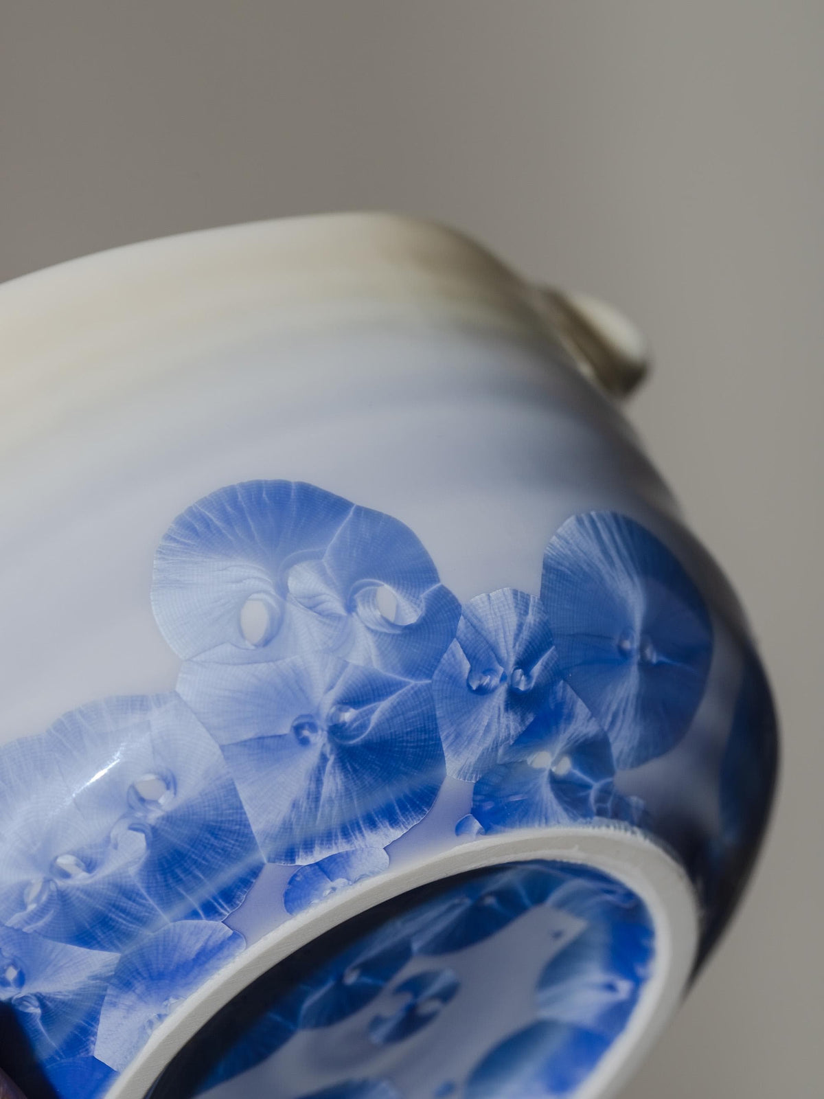 Natural Blue Flower Glazing Matcha Bowl Set product photo 2