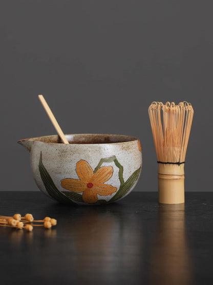 Floral Matcha Bowl Set product photo 6
