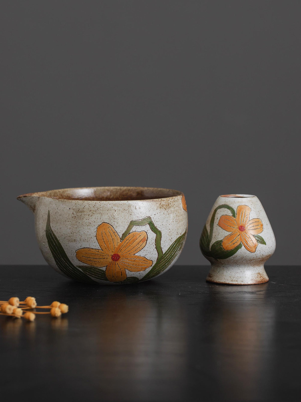 Floral Matcha Bowl Set product photo 5