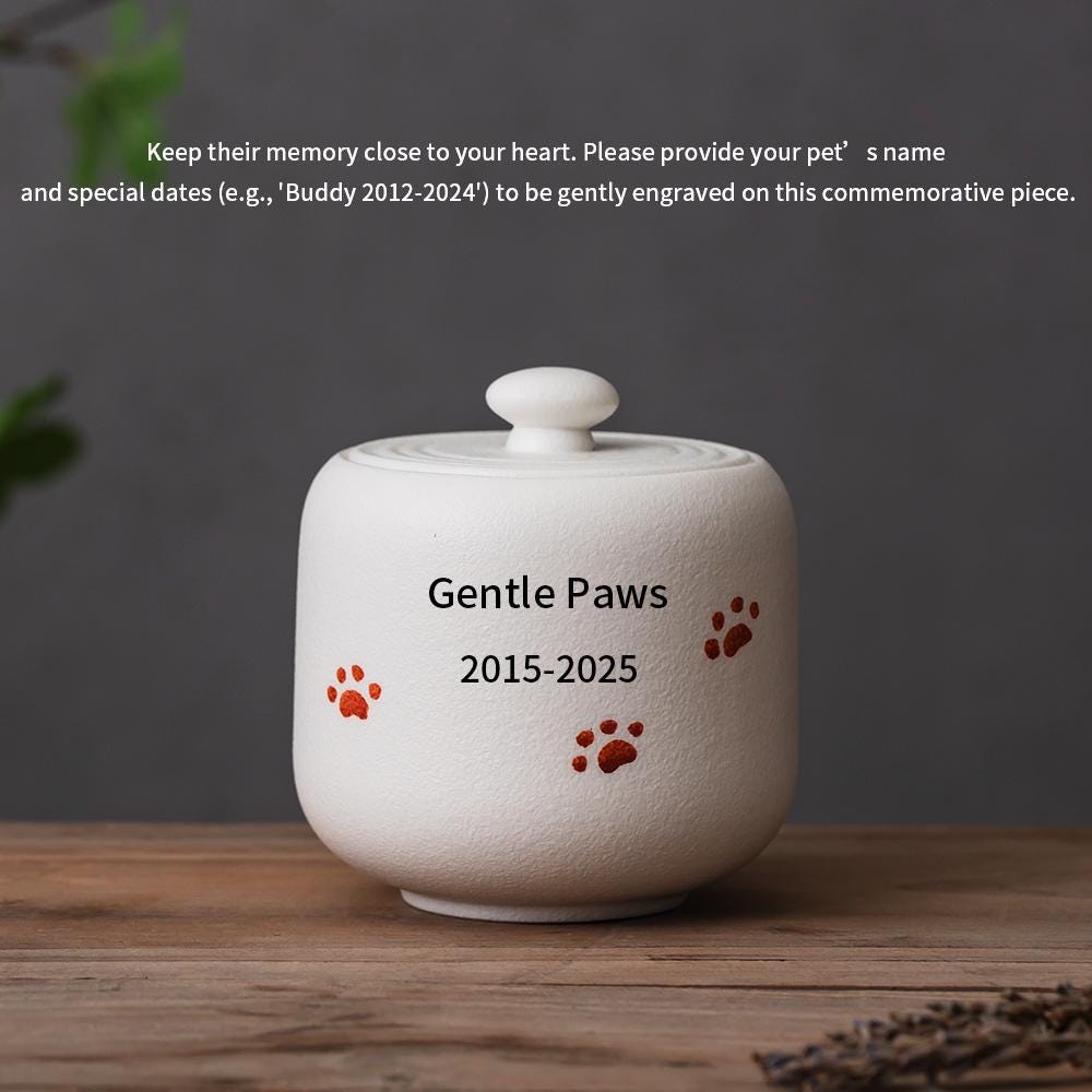 Paw Cat Memorial Urn product photo 1