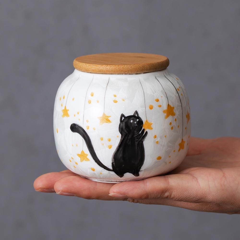Starry Sky Cat Memorial Urn product photo 5