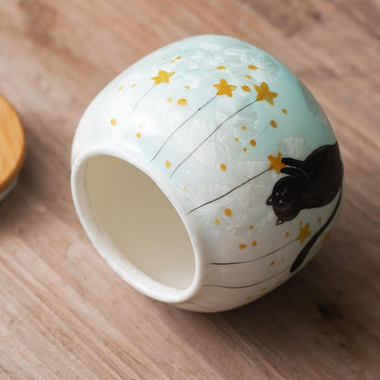 Starry Sky Cat Memorial Urn product photo 8