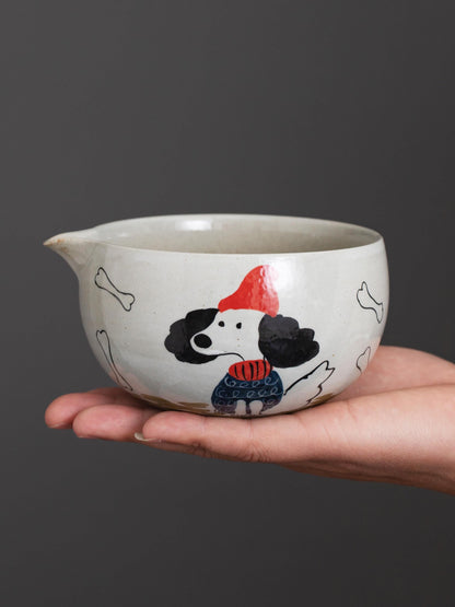 Little Red Hood Dog Matcha Bowl Set product photo 6