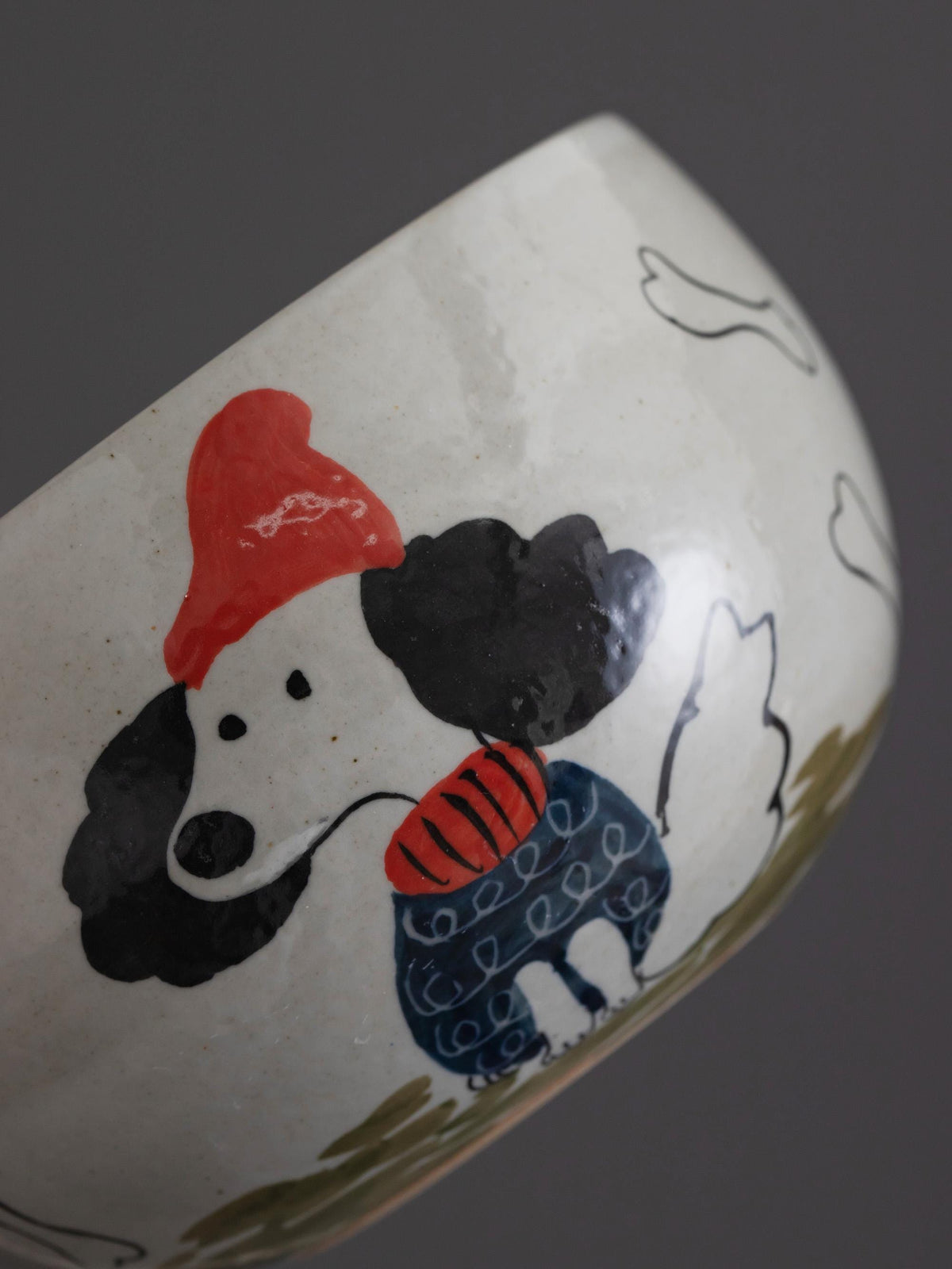 Little Red Hood Dog Matcha Bowl Set product photo 5