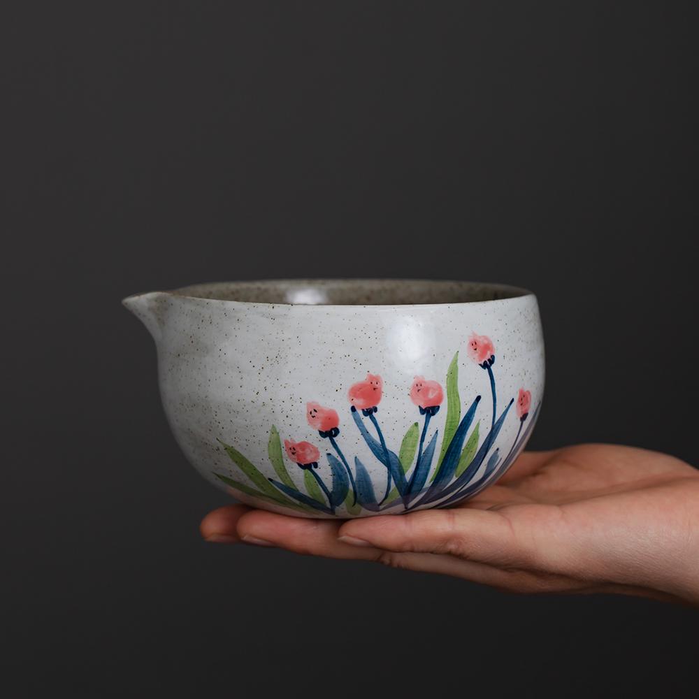 Floral Matcha Bowl Set product photo 4