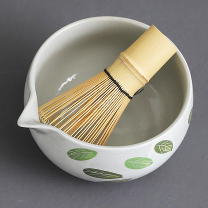 Green Leaves Matcha Bowl Set product photo 2
