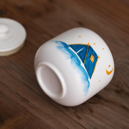 Camping Night Sky Pet Memorial Urn product photo 3
