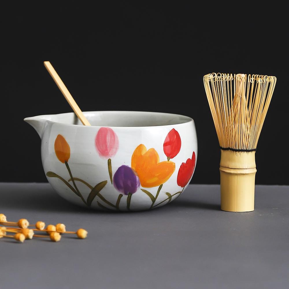 Tulip Matcha Bowl Set product photo 1