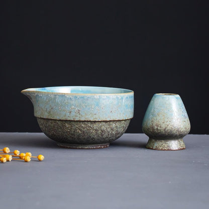 Sky Blue Matcha Bowl Set product photo 5