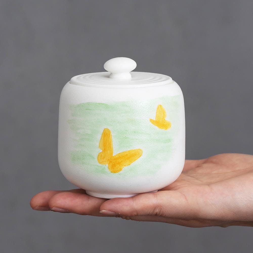 Butterfly and Meadow Pet Memorial Urn product photo 1