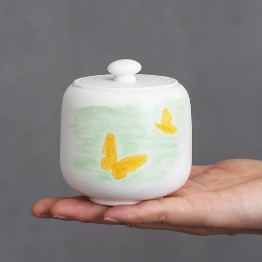 Butterfly and Meadow Pet Memorial Urn product photo 1