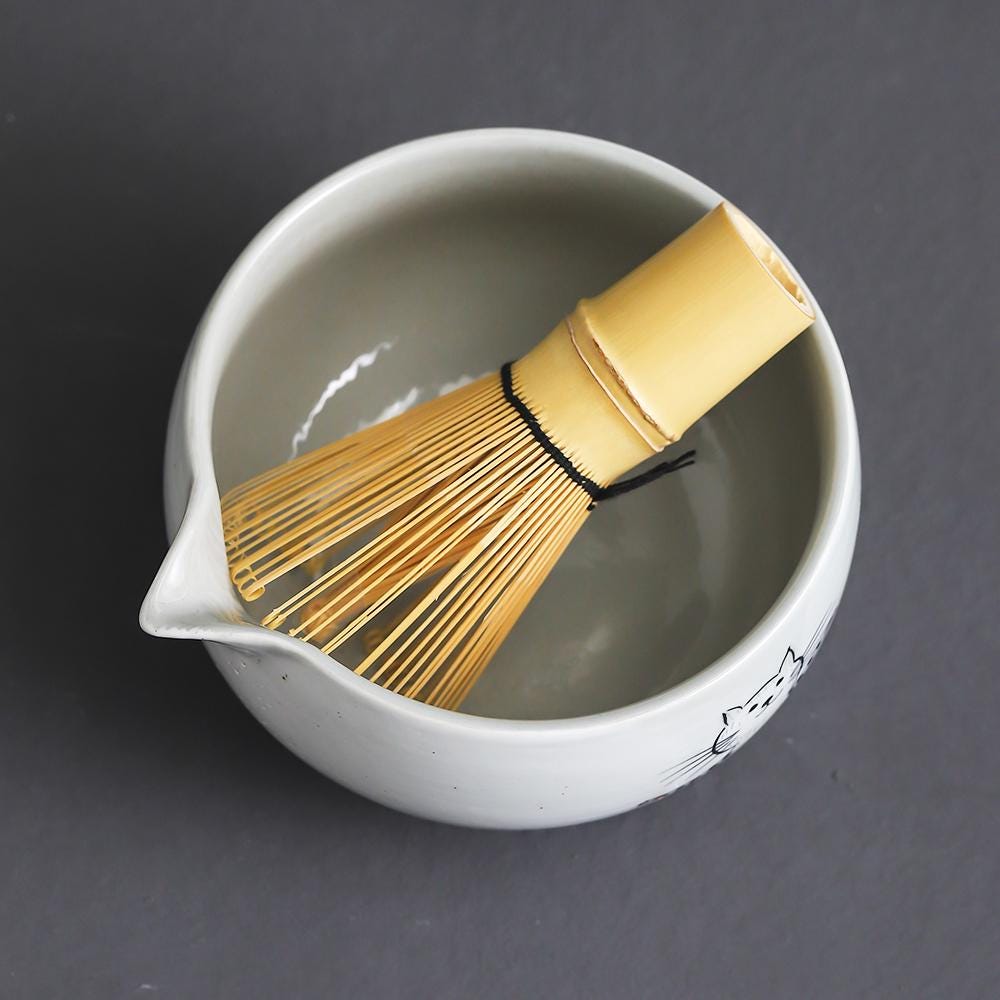 Dancing Cat Matcha Bowl Set product photo 3