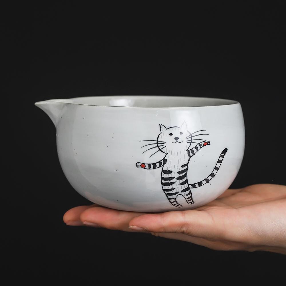 Dancing Cat Matcha Bowl Set product photo 5