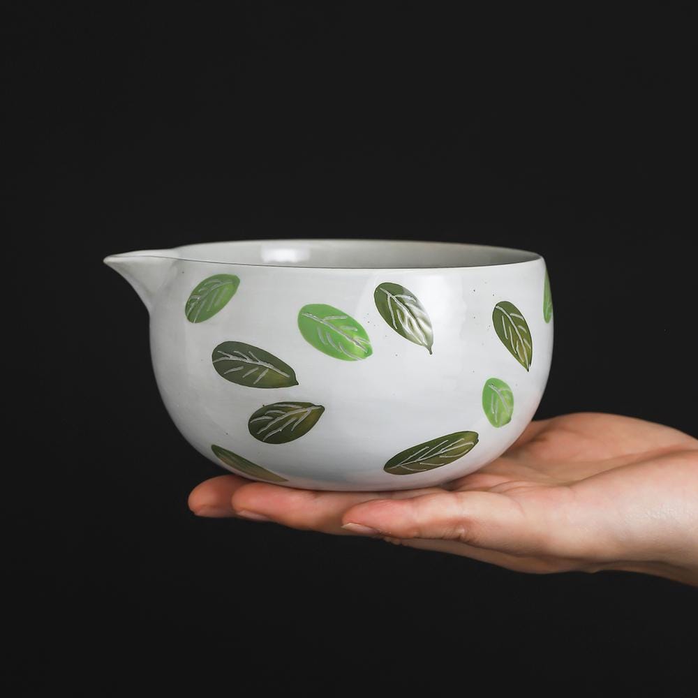Green Leaves Matcha Bowl Set product photo 3
