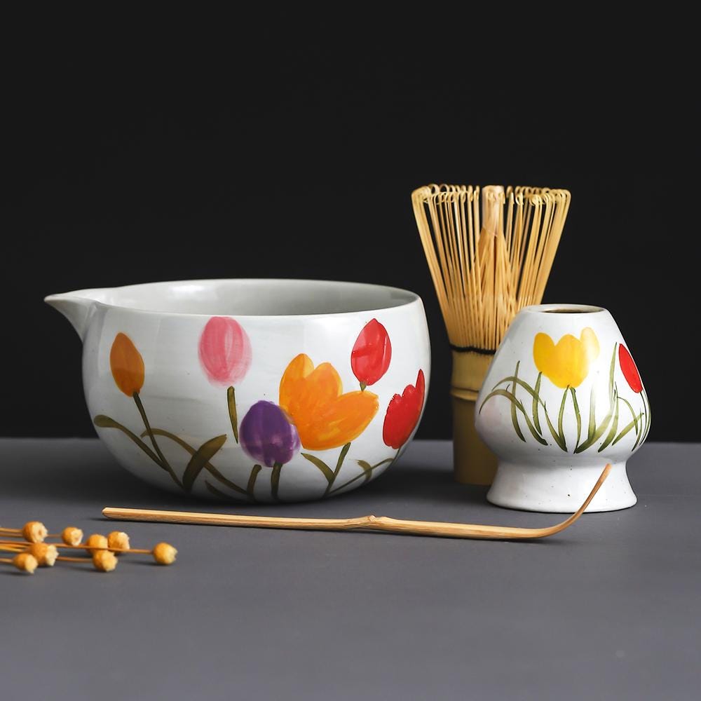 Tulip Matcha Bowl Set product photo 6