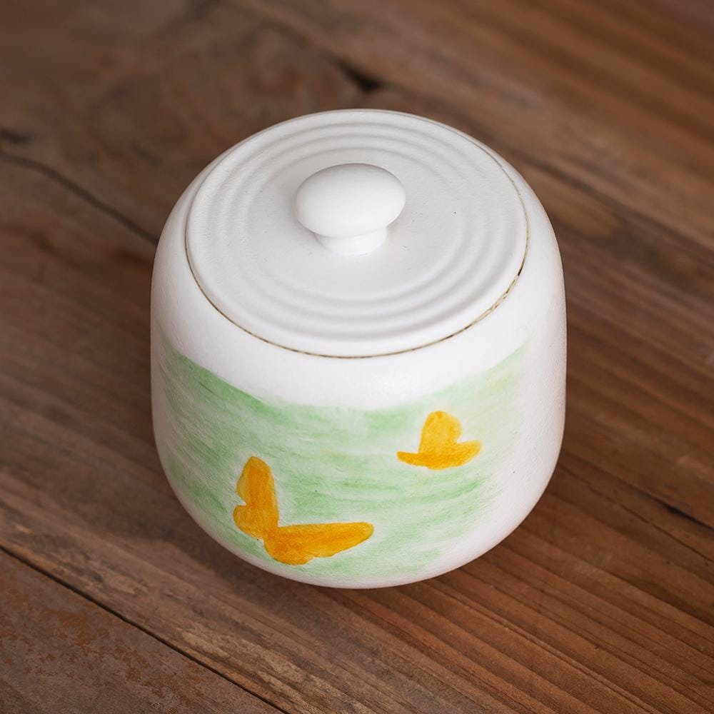 Butterfly and Meadow Pet Memorial Urn product photo 5