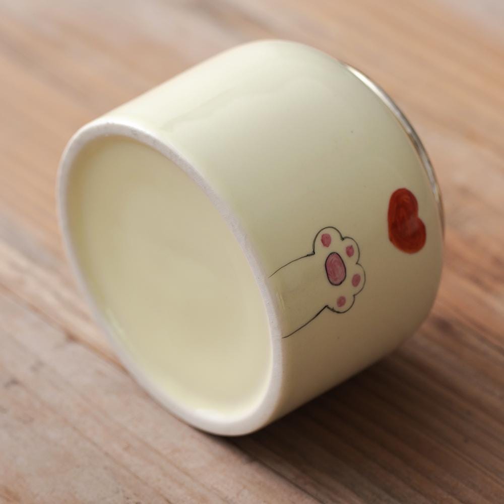 Paws and Love Heart Cat Memorial Urn product photo 3