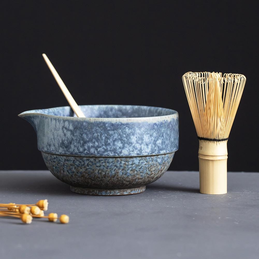 Sky Blue Matcha Bowl Set product photo 8