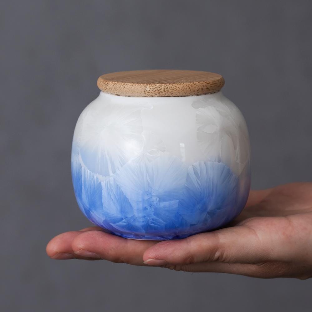 Crystal Flower Dog Memorial Urn product photo 1