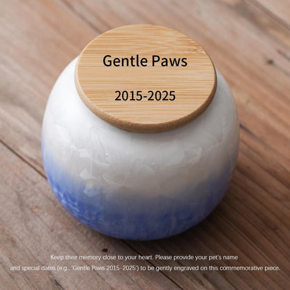 Crystal Flower Dog Memorial Urn product photo 2