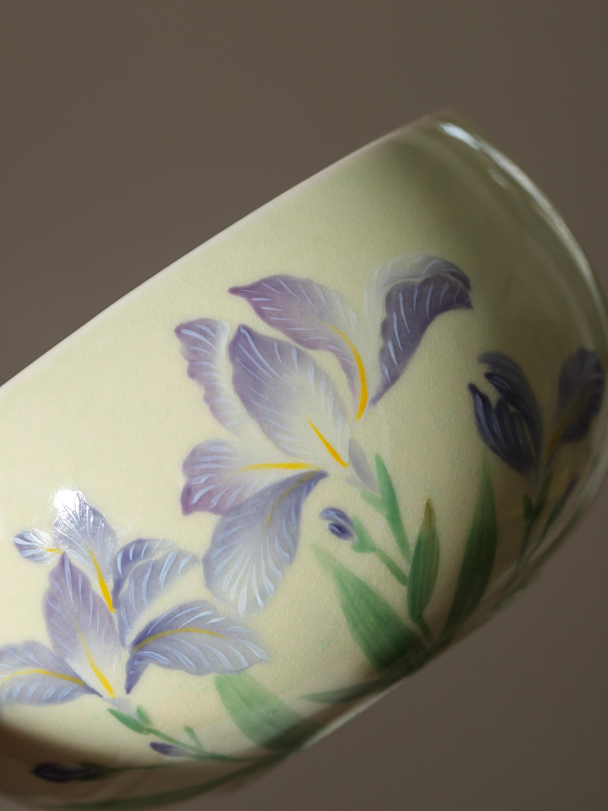 Hand Painted Flower-De-Luce Matcha Set Of 4 product photo 6