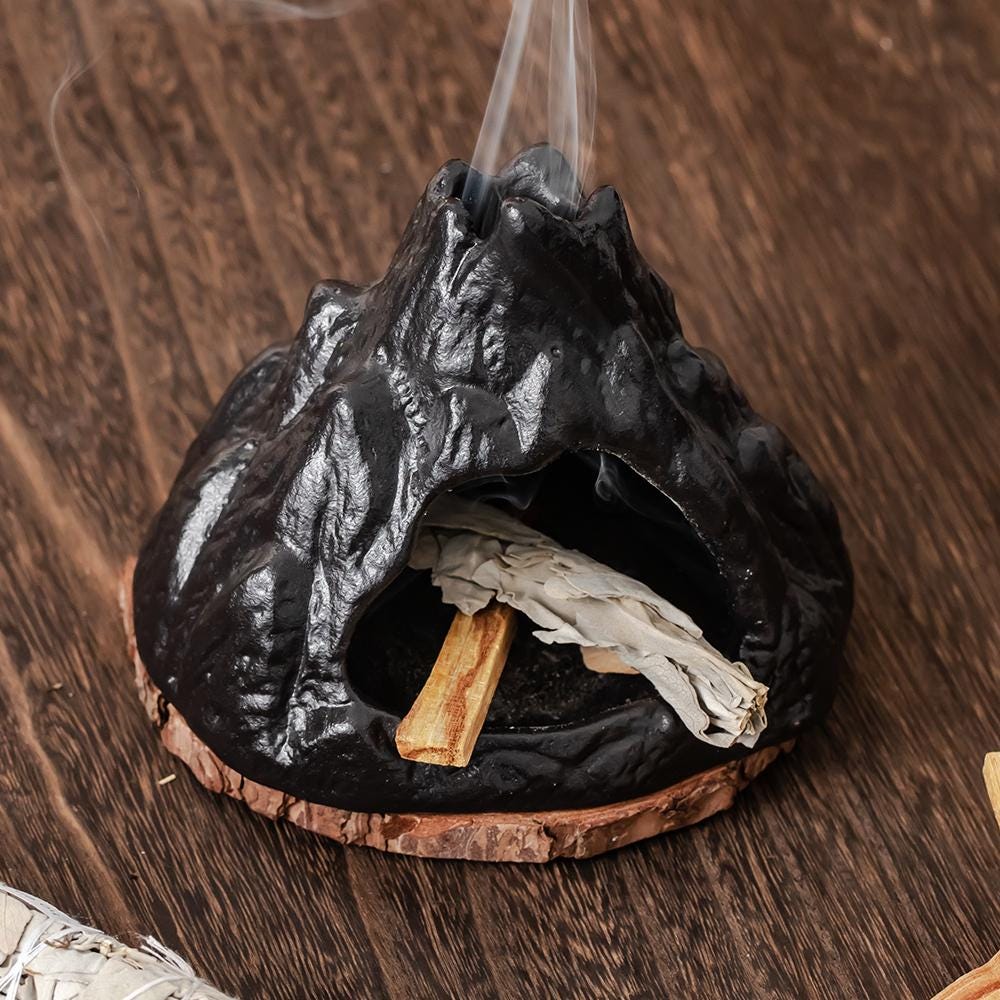 Ceramic Volcano Incense Burner product photo 5