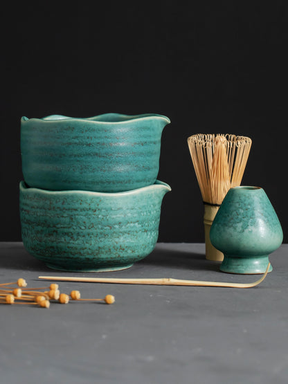 Vintage Emerald Matcha Bowl Set product photo 7