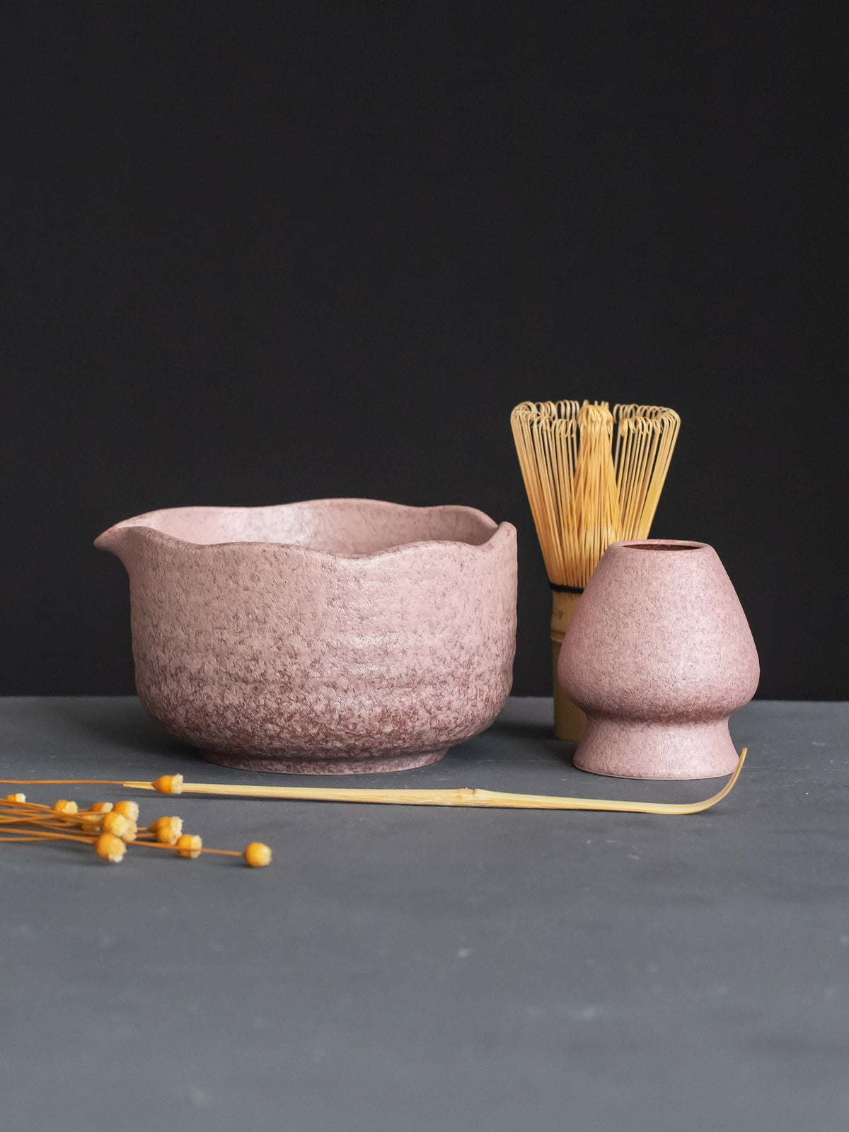Pink Matcha Bowl Set product photo 3
