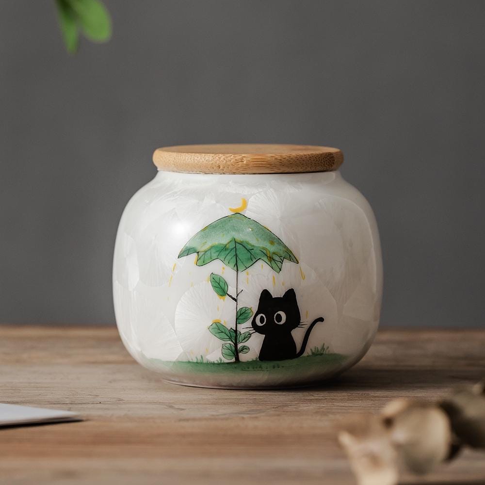 Crystal Flower Cat Memorial Urn product photo 7