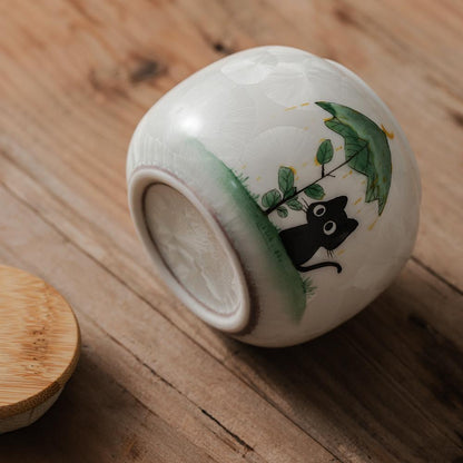 Black Cat Cat Memorial Urn product photo 5