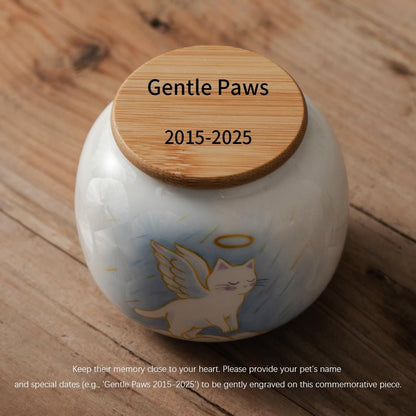 Crystal Flower Cat Memorial Urn product photo 2