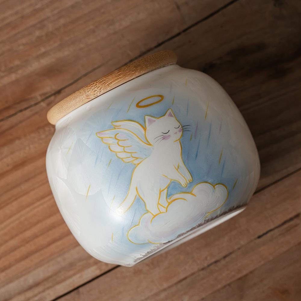 Crystal Flower Cat Memorial Urn product photo 3